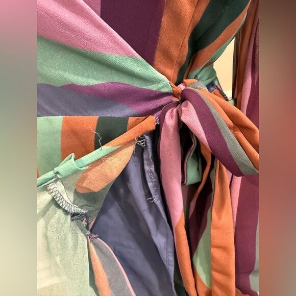 Hutch Multicolor Maxi Geo Wrap Dress - Picture 9 of 11